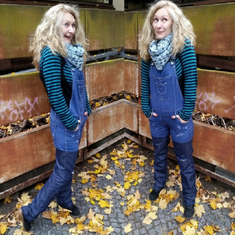 Rescued Denim Overalls (M)